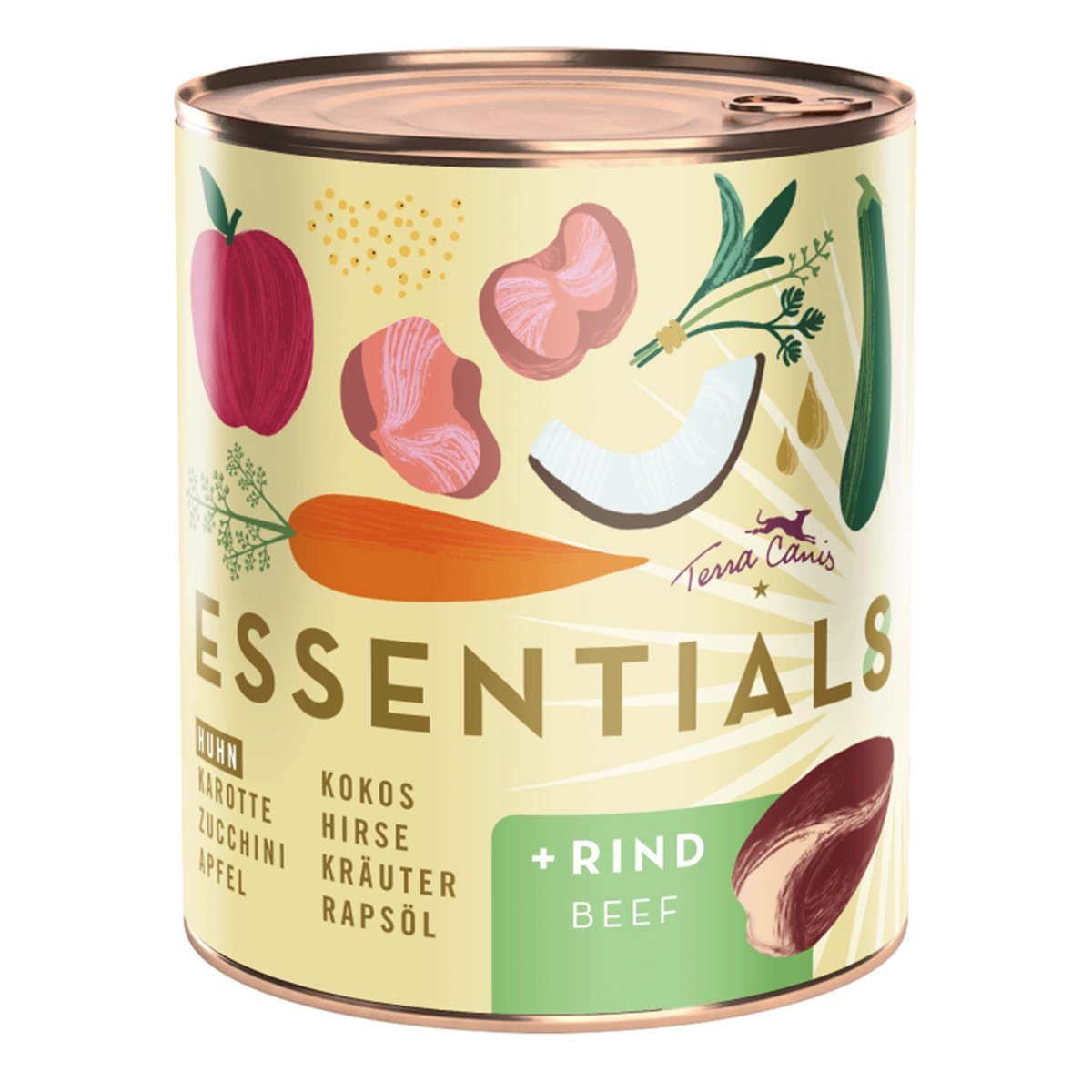 Terra Canis Essential 8 Huhn + Rind 6 x 780 g