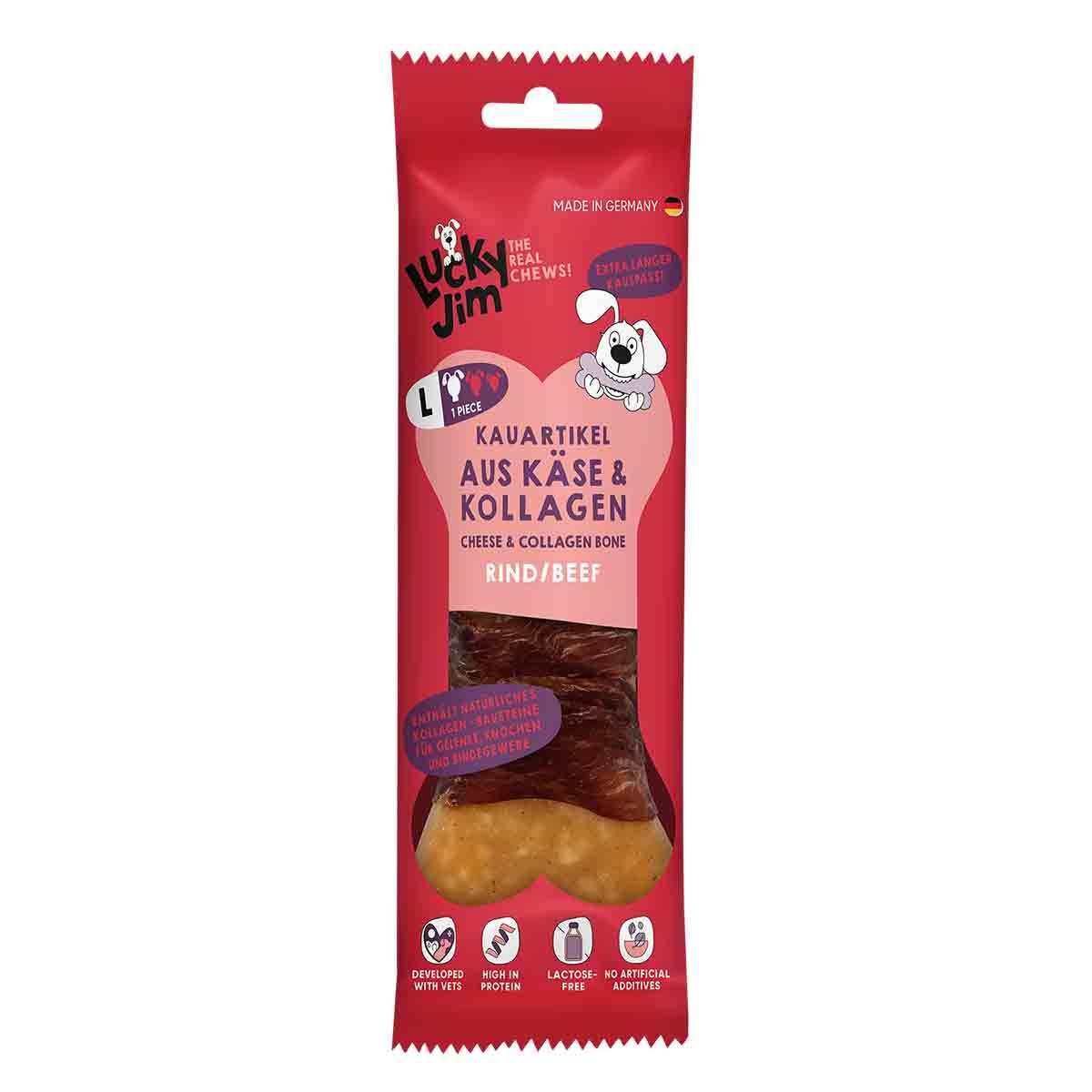 JIM Käse und Kollagen Rind L 120g