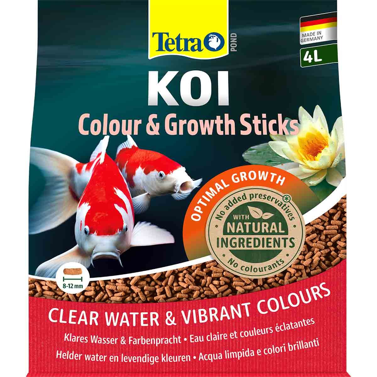 Tetra Pond Koi Sticks Colour und Growth 4L