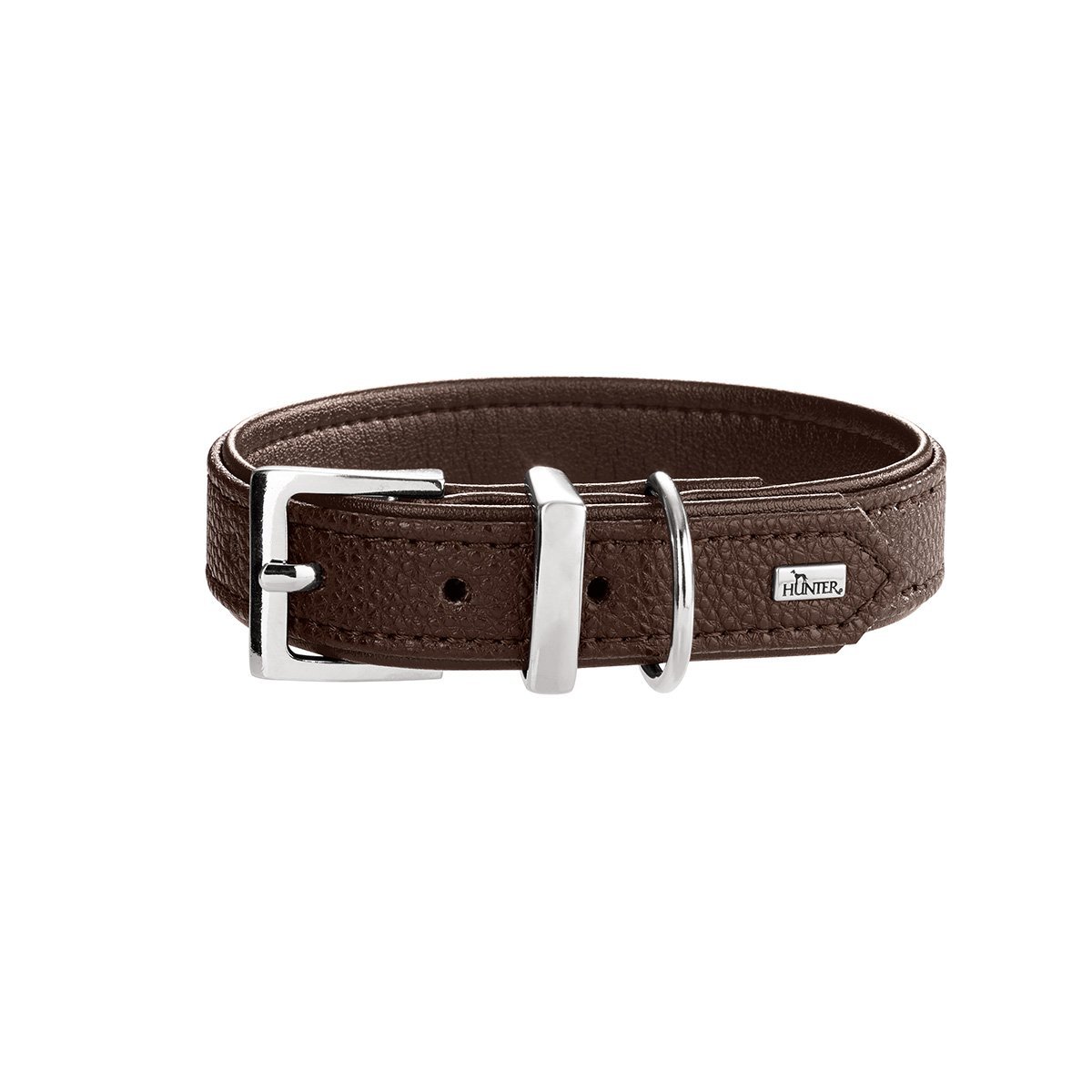 Hunter veganes Halsband Sofia braun 55 / M