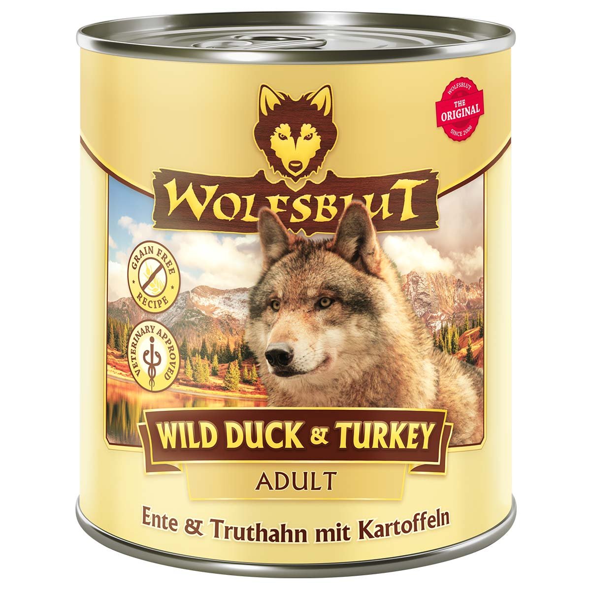 Wolfsblut Wild Duck und Turkey Adult 6x800g