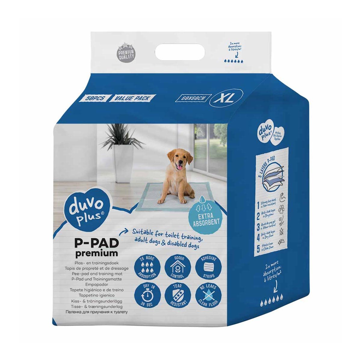Duvo+ Duvoplus P-Pad Premium 50St 60 X 60 Cm