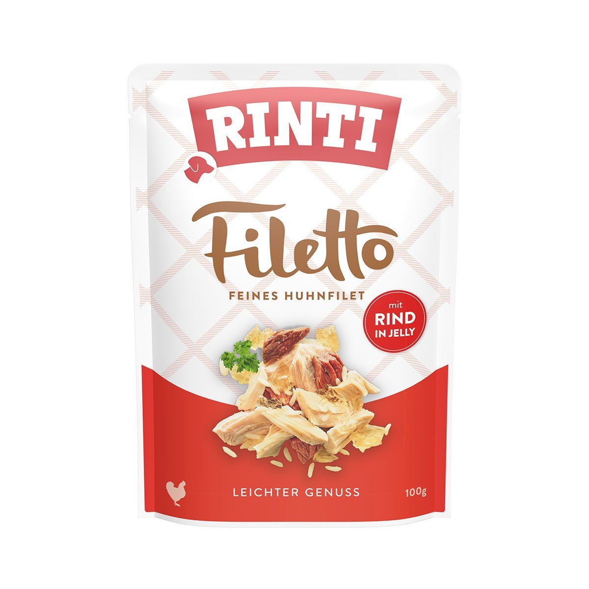Rinti Filetto Huhn und Rind in Jelly 24x100g