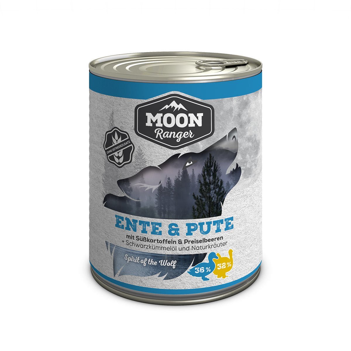 MOON Ranger Ente und Pute mit Süßkartoffeln 12x800g