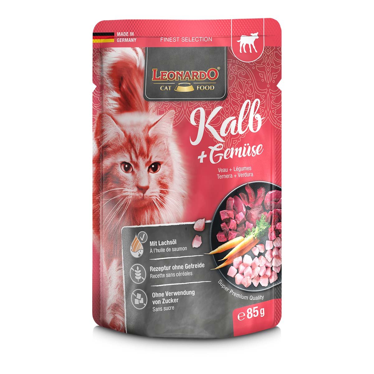 Leonardo Finest Selection Kalb und Gemüse 16x85g