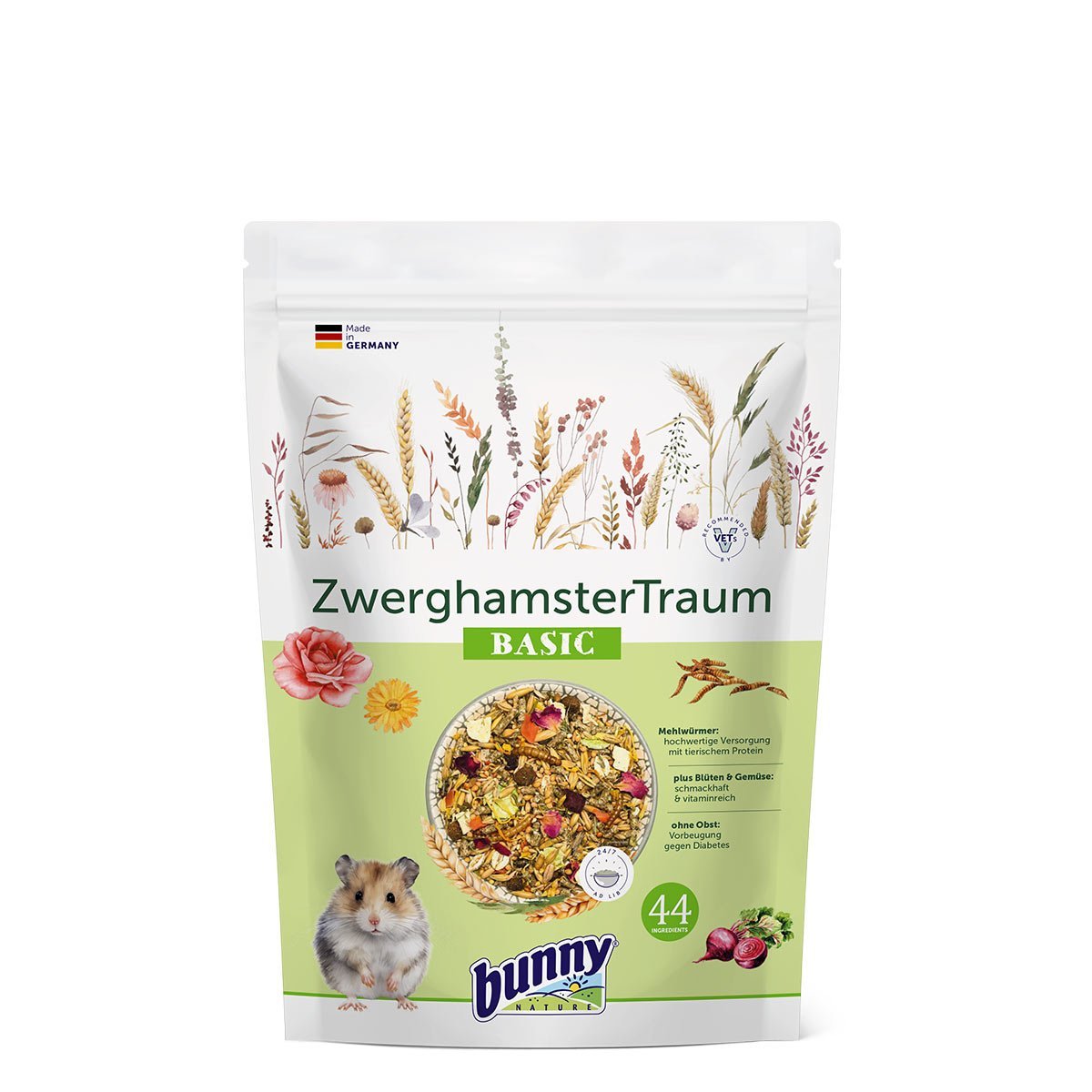 Bunny ZwerghamsterTraum Basic 2x600g