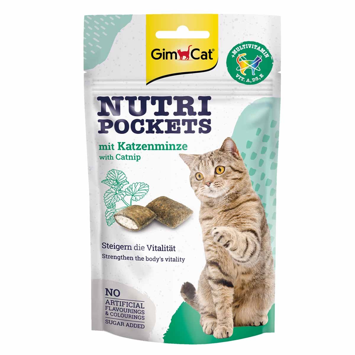 GimCat Nutri Pockets Katzenminze 12x60g