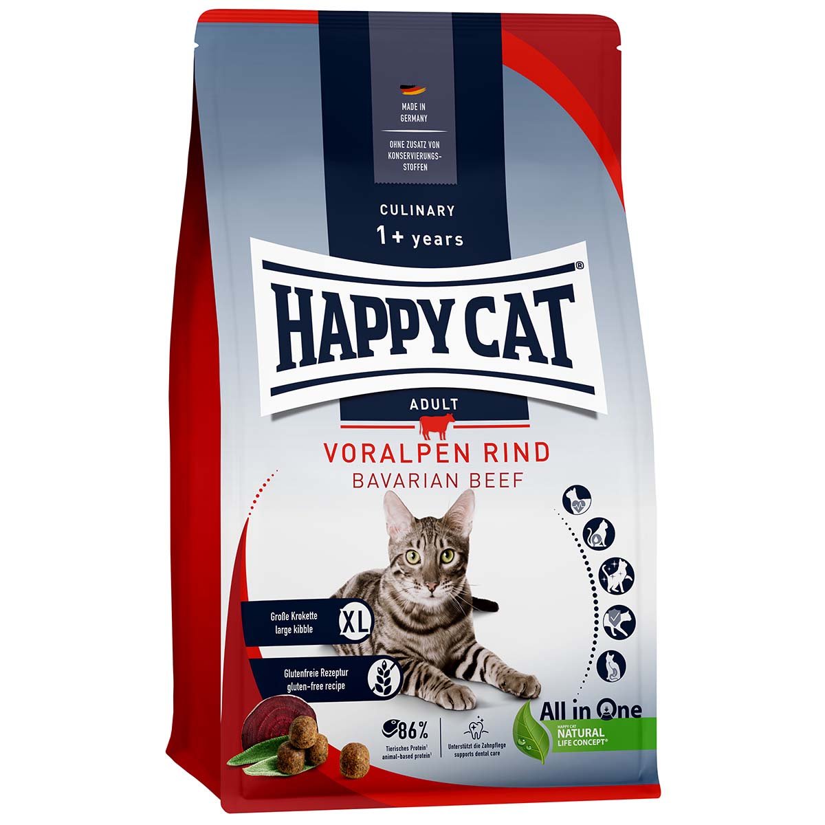 Happy Cat Culinary Adult Voralpen Rind 2x10kg