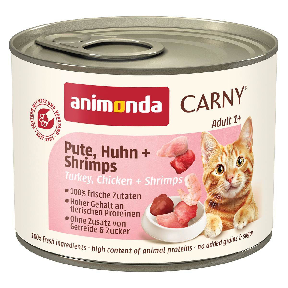 animonda Carny Adult Pute, Huhn und Shrimps 24x200g