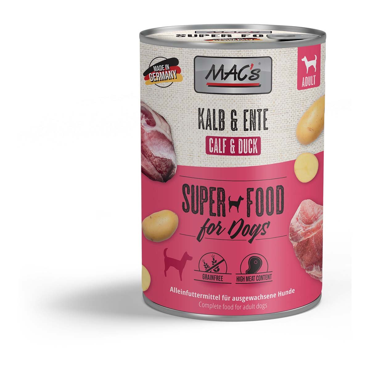 MAC's Dog Kalb und Ente 12x400g
