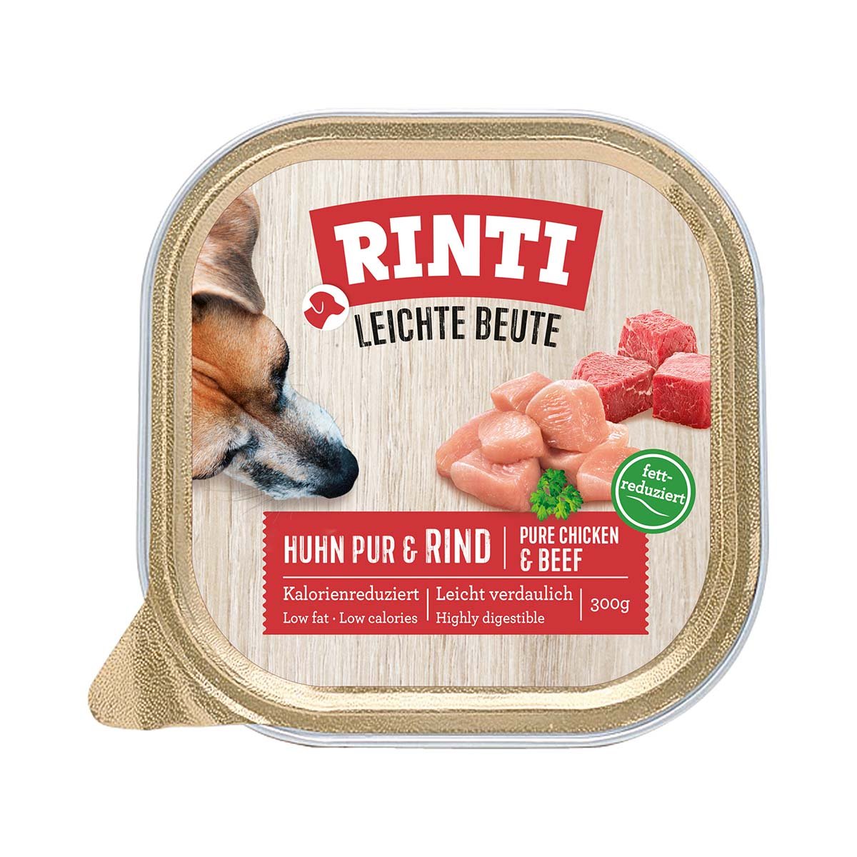 Rinti Leichte Beute Huhn pur und Rind 18x300g