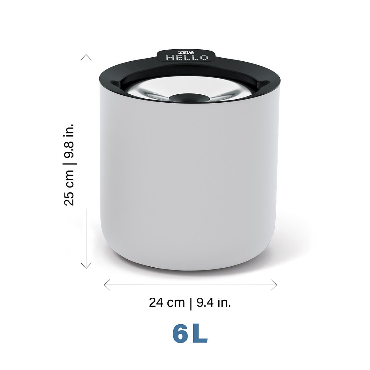 Zeus Oasis Plus Smart Trinkbrunnen 6 Liter