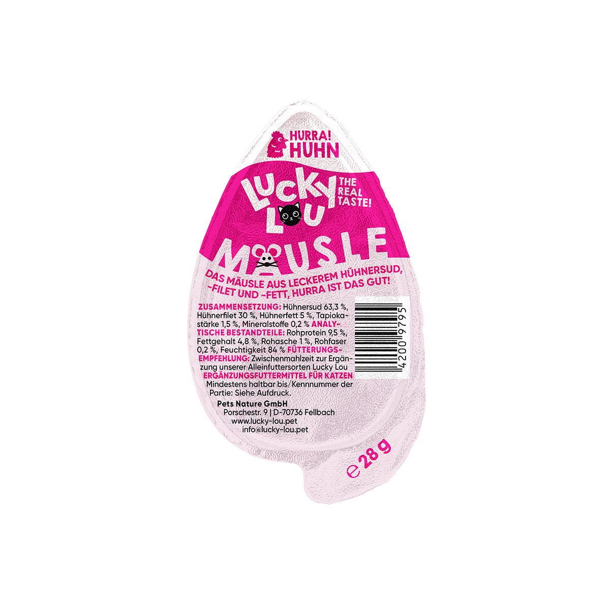 Lucky Lou Mäusle Huhn 28g