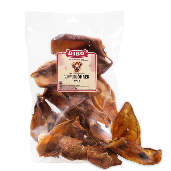 DIBO Schweineohren 500g günstig kaufen bei ZooRoyal