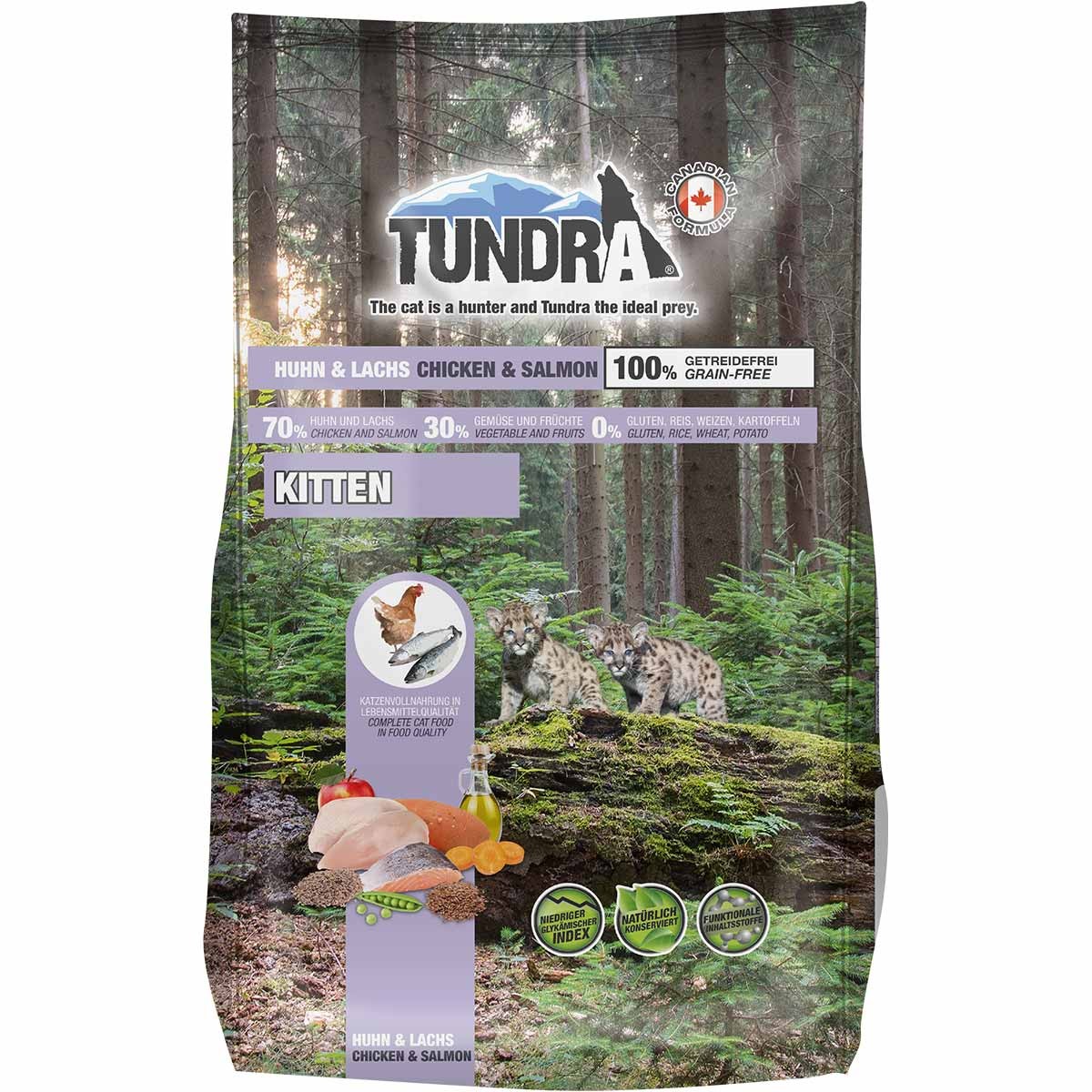 Tundra Katzenfutter Ente, Pute & Fasan - Getreidefrei 6x200g Nassfutter