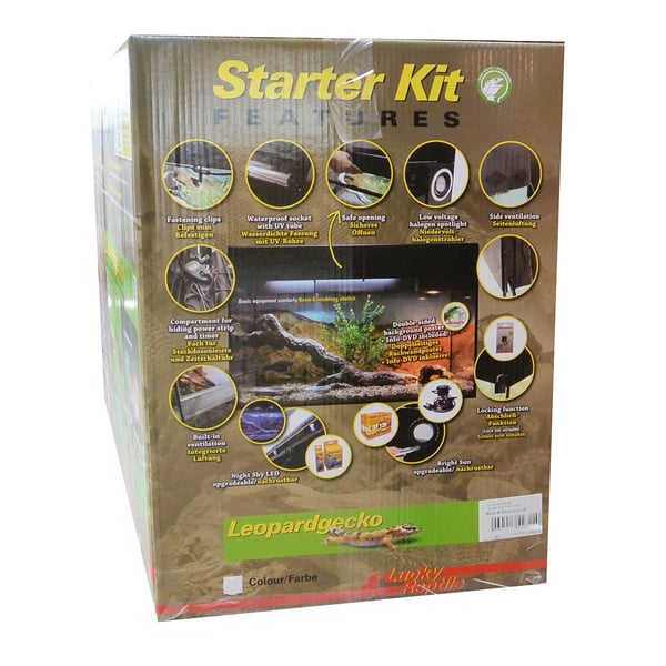 Lucky Reptile Terrarium Starter Kit 80 cm "Leopardgecko"