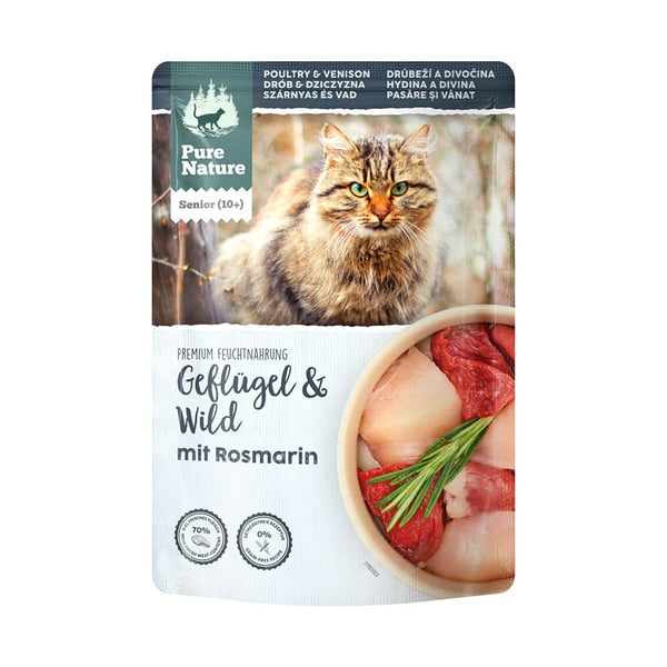 Pure Nature SENIOR Geflügel & Wild mit Rosmarin bei ZooRoyal
