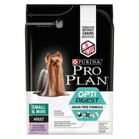 PURINA PRO PLAN Dog Small &amp; Mini Adult OPTIDIGEST reich an Truthahn 2,5kg