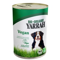 Yarrah Hundefutter Bio Bröckchen VEGAN mit Cranberries 12x380g