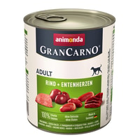 Animonda GranCarno Adult Rind und Entenherzen