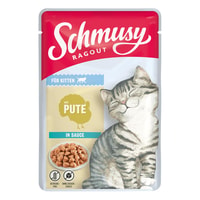 Schmusy Ragout für Kitten mit Pute in Sauce