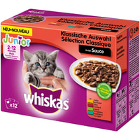 Whiskas Junior Klassische Auswahl in Sauce Multipack
