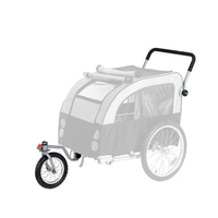 Joggerfunktion für Doggy Liner Paris De Luxe Teflon® grau-schwarz | B-Ware