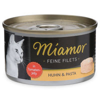 Miamor Feine Filets in Jelly Huhn und Pasta 100g Dose