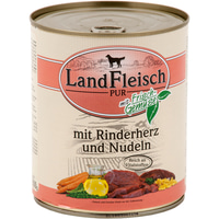 Landfleisch Dog Pur Rinderherz &amp; Nudeln