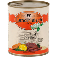 Landfleisch Nassfutter Dog Pur Rind und Reis