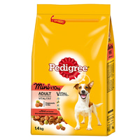 Pedigree Mini Adult mit Rind und Gemüse 1,4kg