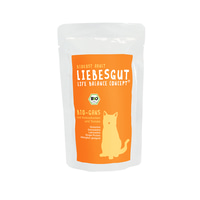 Liebesgut Biokost Adult Katze mit Gans, Kokos und Tomate