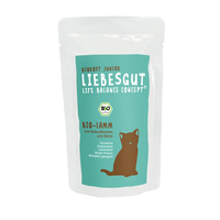 Liebesgut Biokost Junior Katze mit Lamm, Kokos und Birne