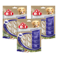 8in1 Hundesnack Delights Beef Twisted Sticks 105 Stück