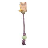 Beco Pets Hundeball Beco Ball mit Seil Grün