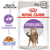 ROYAL CANIN STERILISED Nassfutter in Gelee für kastrierte Katzen