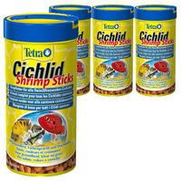 Tetra Cichlid Shrimp tyčinky, 4× 250 ml