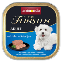 animonda vom Feinsten Adult mit Huhn + Kabeljau