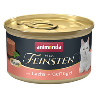 animonda vom Feinsten Mousse mit Lachs + Geflügel