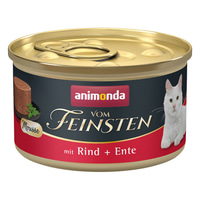 animonda vom Feinsten Mousse mit Rind + Ente