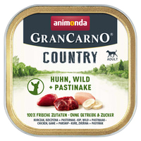 animonda GranCarno Country Huhn, Wild + Pastinake