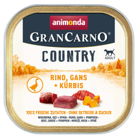 animonda GranCarno Country Adult Rind, Gans + Kürbis
