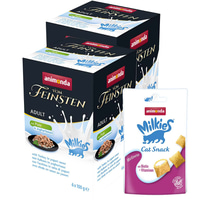 Animonda Vom Feinsten Pute in Joghurt 12x100g + Milkies 30g