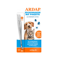 ARDAP 2-in-1 Zeckenhaken Edelstahl