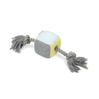 beeztees Puppy Hundespielzeug Kubi mit Seil
