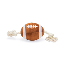Beeztees Hundespielzeug Rugbyball mit Seil
