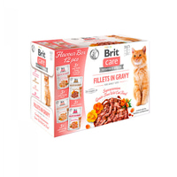 Brit Care Cat Flavour box-Fillets in Gravy