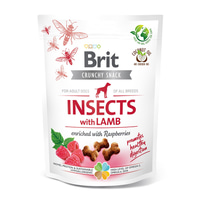 Brit Crunchy Cracker-Insekten, Lamm und Himbeeren