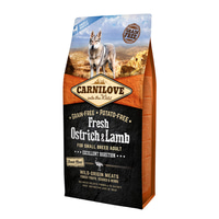 Carnilove Dog Adult Fresh Small Breeds - Ostrich &amp; Lamb 6kg