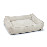 Designed by Lotte Hundebett Ribbed Hellgrau